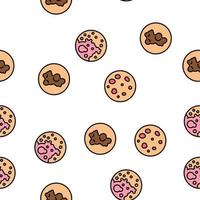 Skin Disease Symptom Vector Seamless Pattern