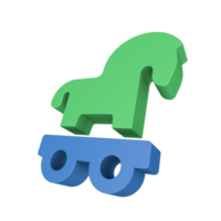 icône de cybersécurité 3d png