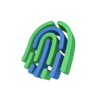 3D Cyber Security Icon png