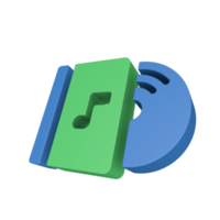 3d musik ikon png