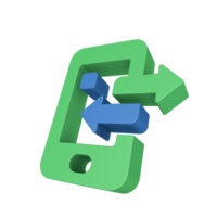 3D Data Processing Icon png