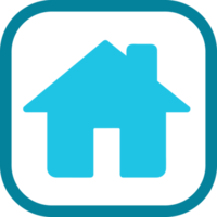 huis en huis pictogram symbool teken png