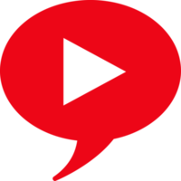 Schaltfläche Video-Player-Symbol-Zeichen-Design png