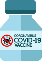 diseño de icono de vacuna coronavirus covid-19 png