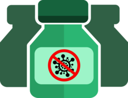 diseño de icono de vacuna coronavirus covid-19 png