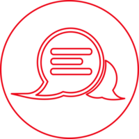 speech bubble chat icon sign design png