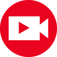 design del segno dell'icona della videocamera png