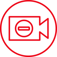 video camera icon sign design png