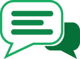 speech bubble chat icon sign design png