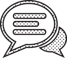 speech bubble chat icon sign design png