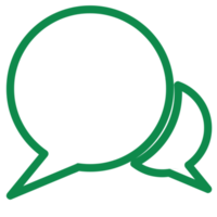 speech bubble chat icon sign design png