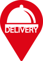 Food delivery icon sign symbol design png