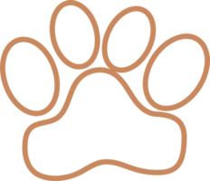 Animal footprint icon sign design png