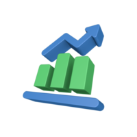 3D-financiën pictogram png