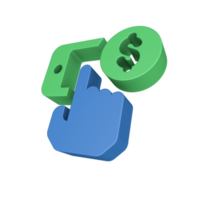 3D-Finanzsymbol png