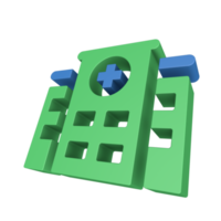 3D ícone de saúde médica png