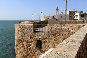 January 21, 2019. Akko city on the Mediterranean coast in northern Israel. photo