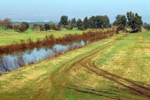 Rural landscape in northern Israel. photo