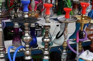 Hookah is a device for smoking among the peoples of the Middle East. photo