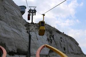 August 17, 2019 . Ropeway at Rosh HaNikra in northern Israel. photo