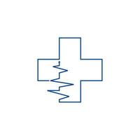 plus medical arrow up update progress symbol logo vector