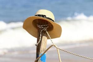 Sandy beach on the Mediterranean Sea. photo