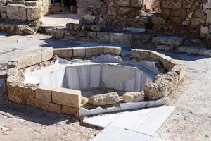 8 de enero de 2022. cesarea es una ciudad antigua situada en la costa mediterránea de israel. foto