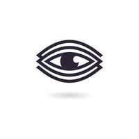 Creative Concept Eyes logo Design Template, eye care logo icon vector