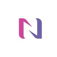 N Logo Design and template. Creative N icon initials based Letters in vector. vector