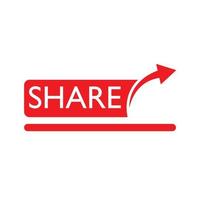 share icon illustration. very suitable for use in social media, banners. vector