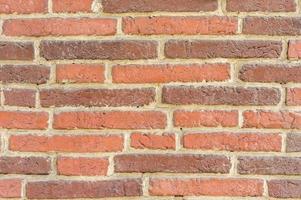 old brown brick wall texture background photo