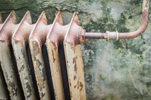 old cast iron radiator photo