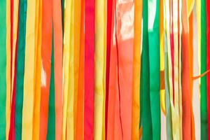 multicolored ribbons background photo