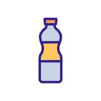 ordinary bottle of sunflower oil icon vector outline illustration