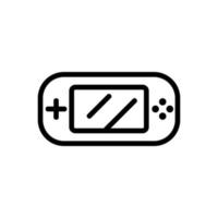 Control game icon vector. Isolated contour symbol illustration vector