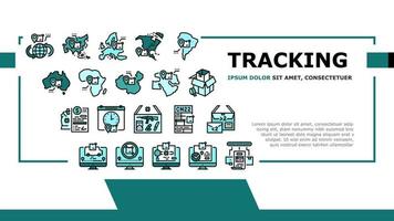 Shipment Tracking International Landing Header Vector