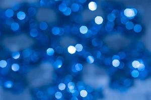 Defocused christmas toys. Abstract bokeh background photo