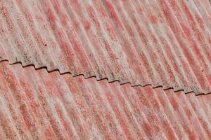 old red slate roof as background photo