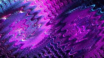 fundo de ondas de brilho azul rosa de loop abstrato video