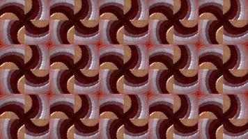 Loop multicolored geometric kaleidoscope hypnotic motion pattern background. video