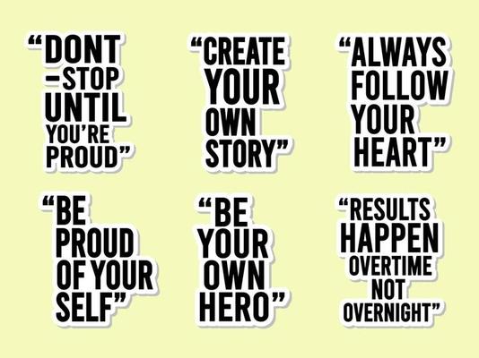 Motivational Quote Vector Art, Icons, and Graphics for Free Download