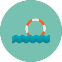 Float Flat Circle Multicolor vector