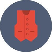 Vest Flat Circle Multicolor vector