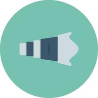 Camera Lens Flat Circle Multicolor vector