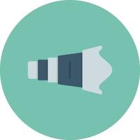 Camera Lens Flat Circle Multicolor vector