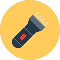 Flashlight Flat Circle Multicolor vector