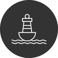 Buoy Flat Circle Multicolor vector