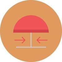 Emergency Button Flat Circle Multicolor vector