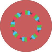 Hula Hoop Flat Circle Multicolor vector
