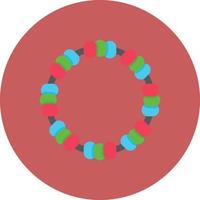 Hula Hoop Flat Circle Multicolor vector